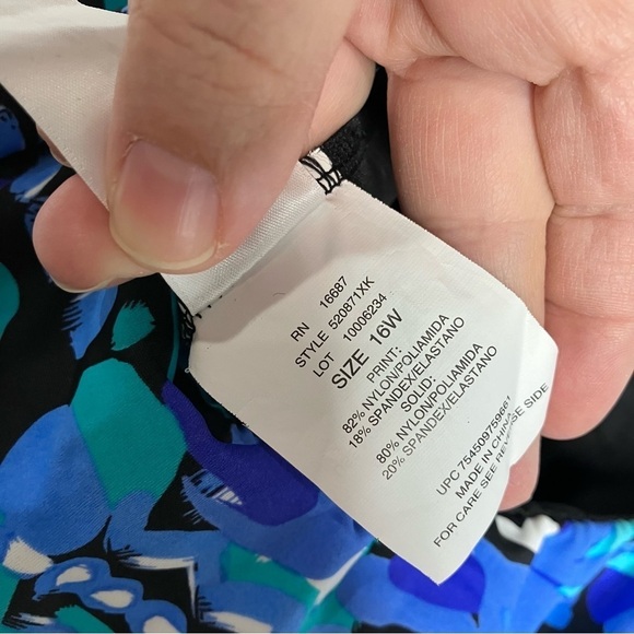 Upstream one piece swimsuit size 16W - Picture 5 of 5